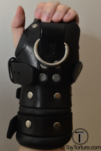 The Front of the Restraints when worn