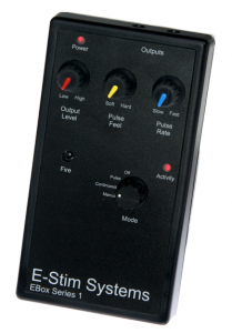 The Front of the E-Stim System Series One