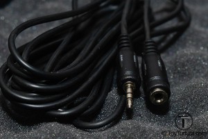 Detail of a Audio Extension Cable