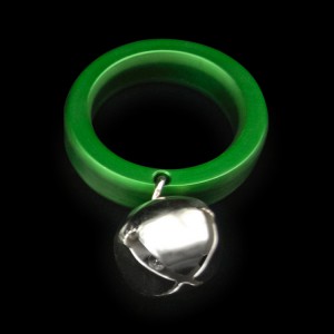 JINGLE BALLS cockring OxBalls green X750