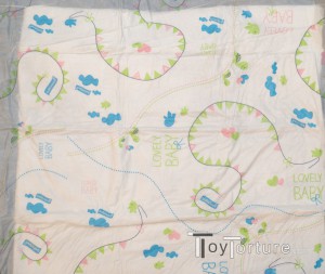 Back Print of a Changing Table Cover