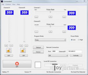 The Command Software to Remotely Control your E-Stim 2b